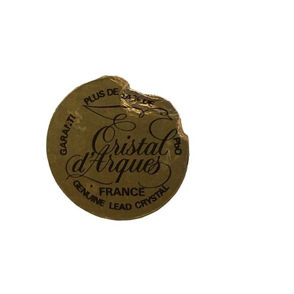 Vinatge Cristal d'Arques France Glass Ice Buckets Handcut - Picture 2 of 7